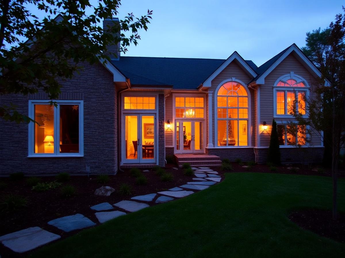 Two-story home addition blending with original architecture